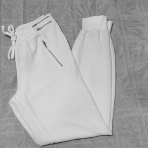 Off white drawstring pants